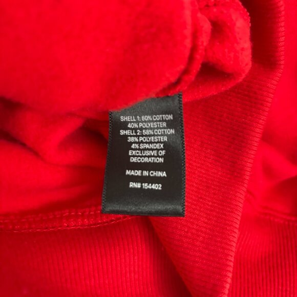 Vinyl Icons Taylor Swift 1989 Embroidered Red Crew Neck Sweatshirt Wm Sz S NEW - Picture 8 of 8